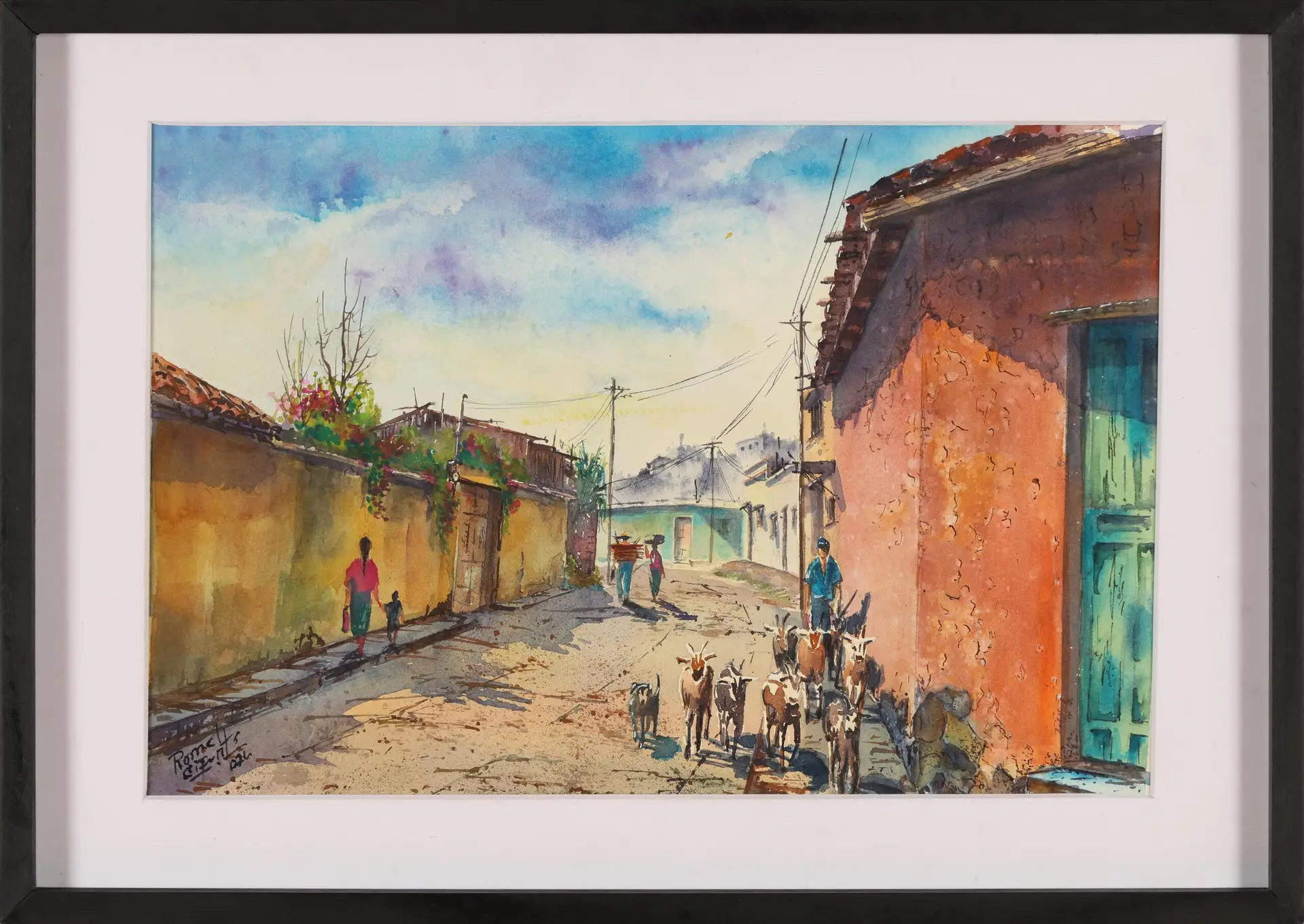 Las cabras por el barrio